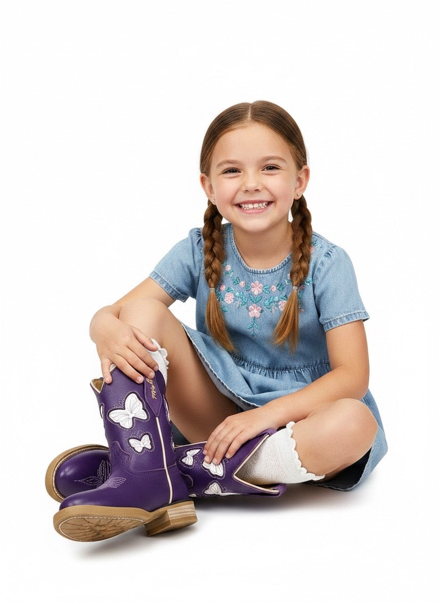 Butterfly Boot- Purple