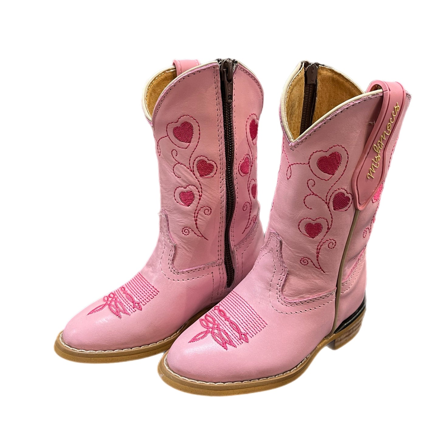 Pink Heart Boots - Original Design