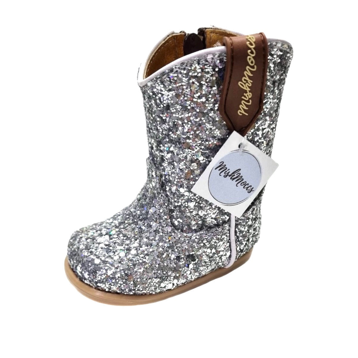Princess Silver Baby Bootie