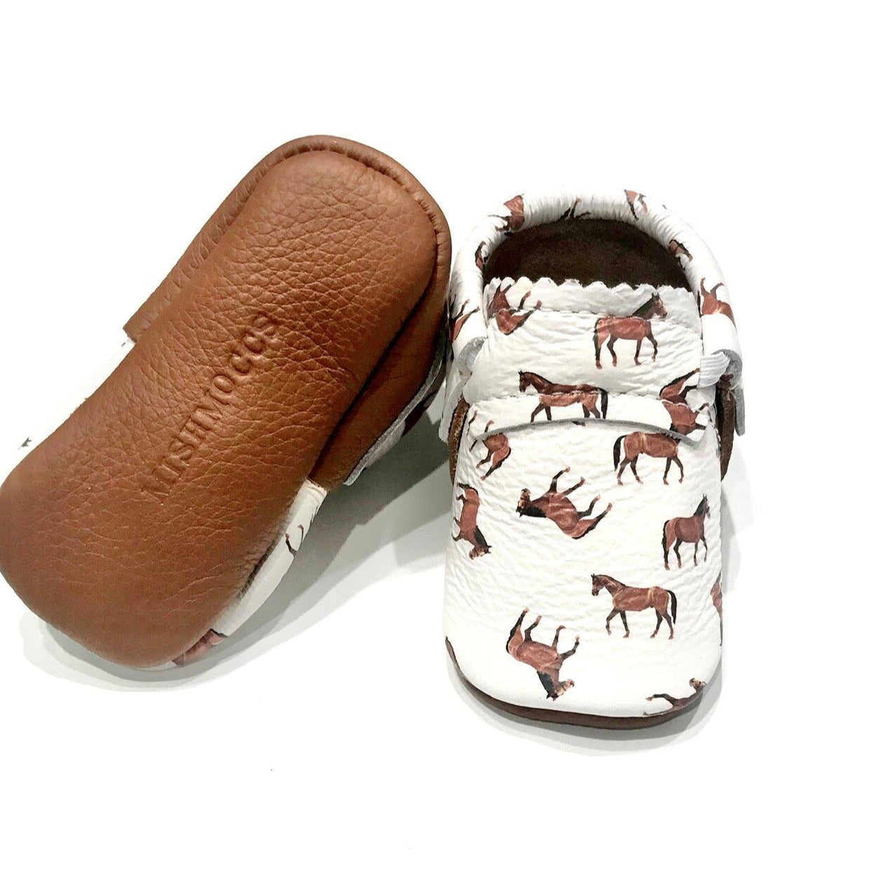 Saddle Up no Fringe - Horse- Moccs