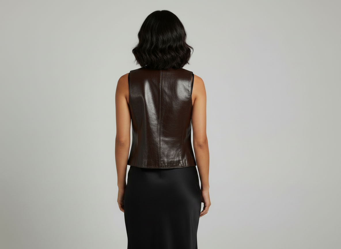 Leather Vest - Save 50%