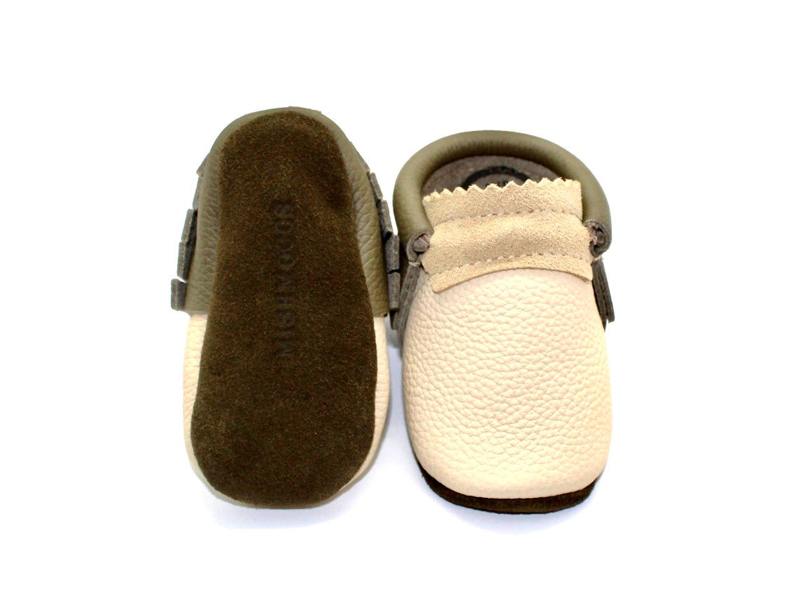 Olive & Cream moccs