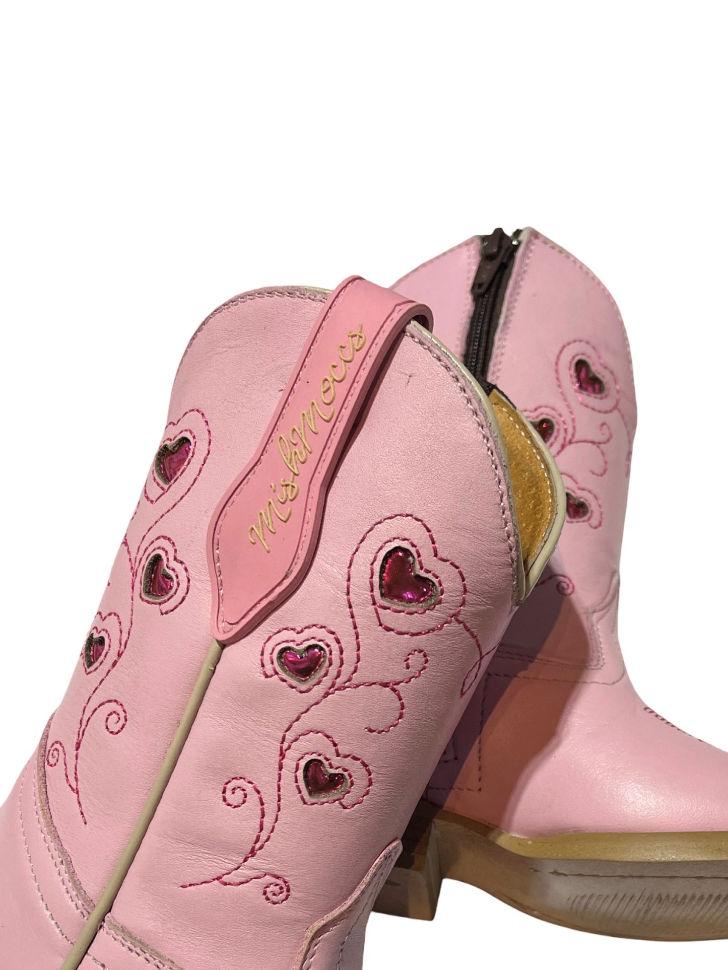 Pink Heart Boots- Newer Design