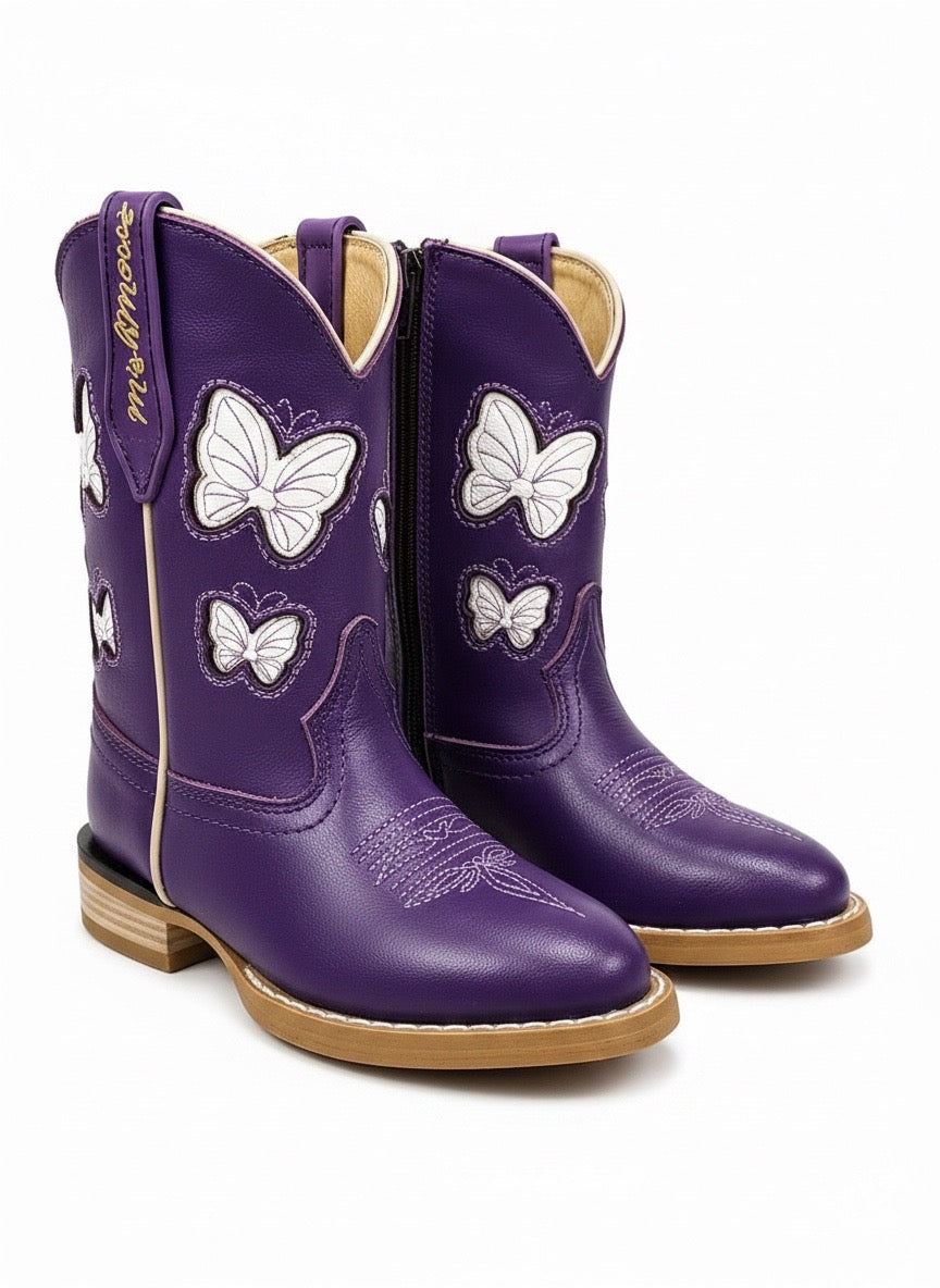 Butterfly Boot-  Purple