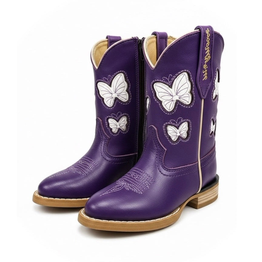 Butterfly Boot-  Purple- Ship date September 29th