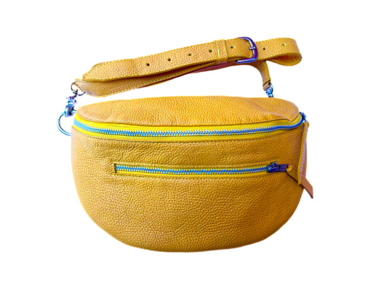 Bum Bags with Pockets Yellow