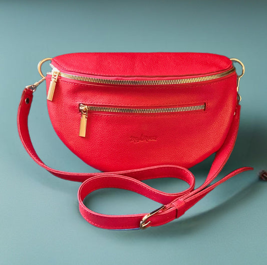 Bumbag with pockets- Suede Lining