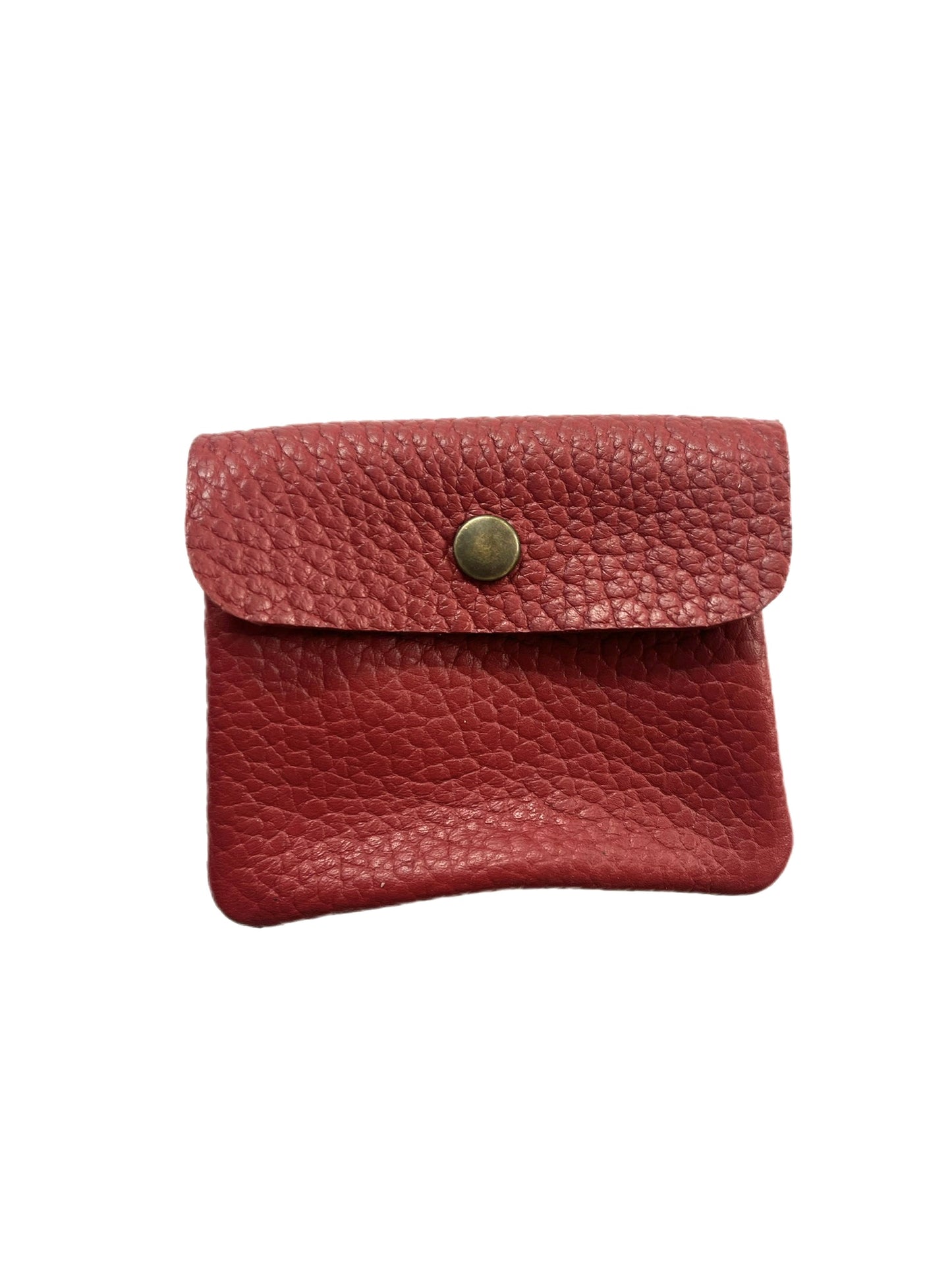 Small Leather Wallet with zipper