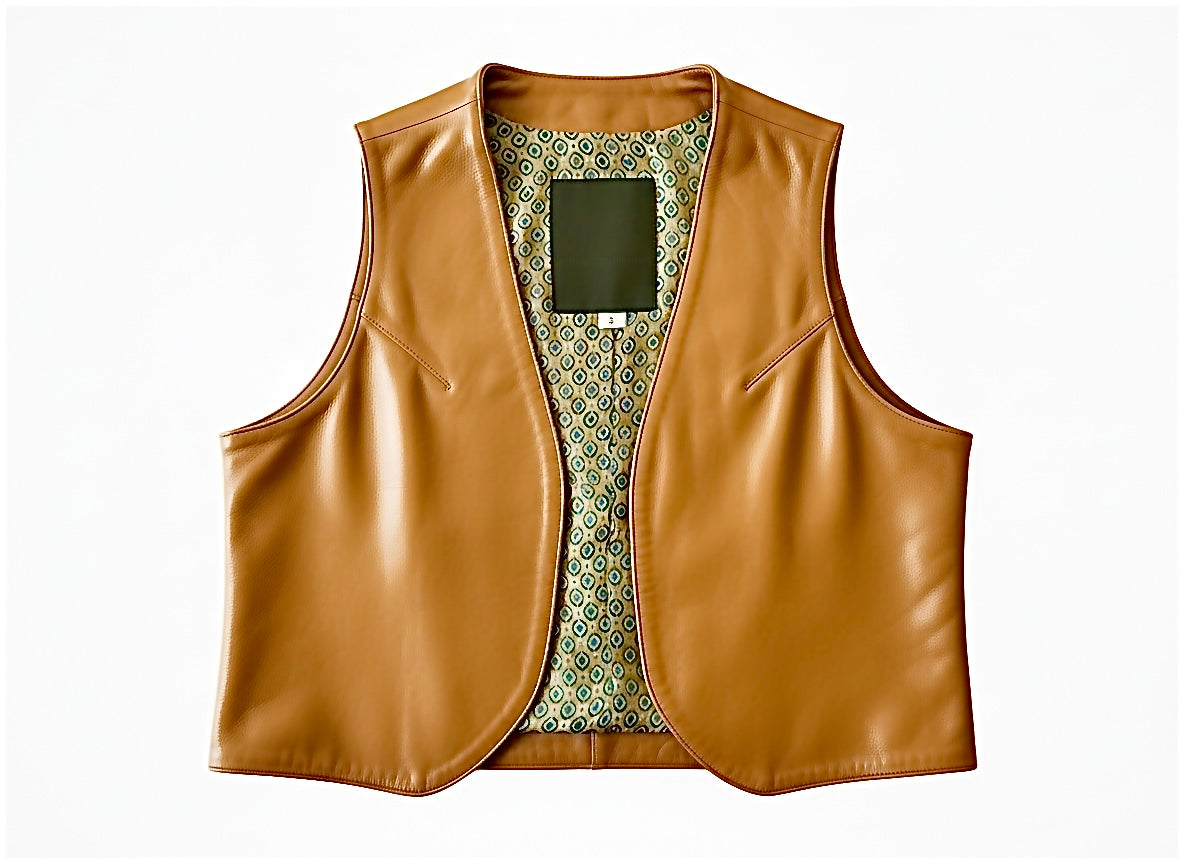 Leather Vest - Save 50%